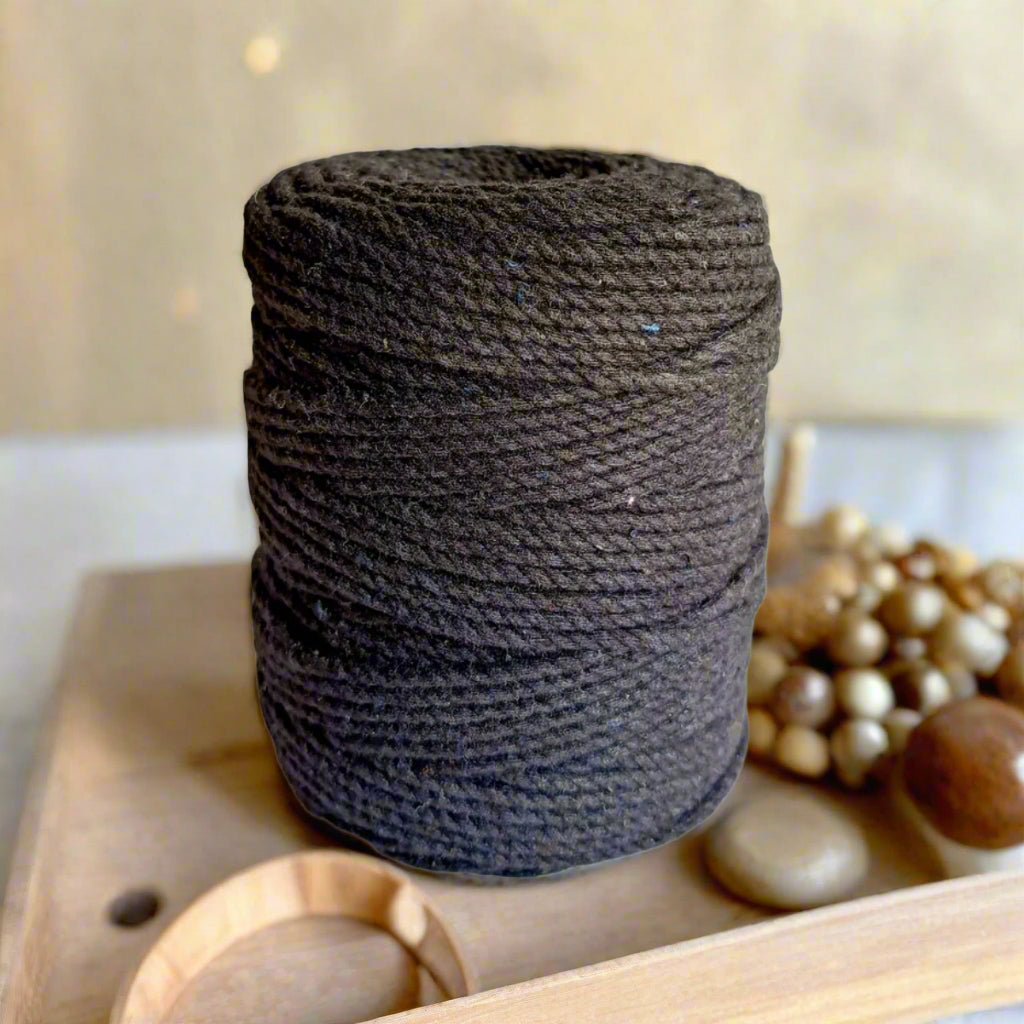 3mm Natural Cotton Macrame Cord | Macrame Dori for DIY Crafts, Wall Hangings, Plant Hangers & More