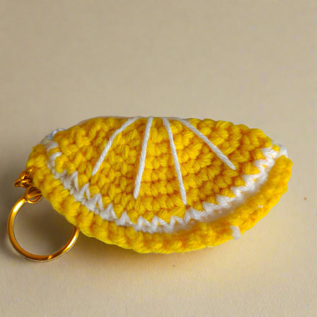 Handmade Crochet Keychains for Women, Girls, and Kids - Funky Designs Like Watermelon, Ice Cream & Strawberry | Cute, Small & Trendy Keychain Gifts