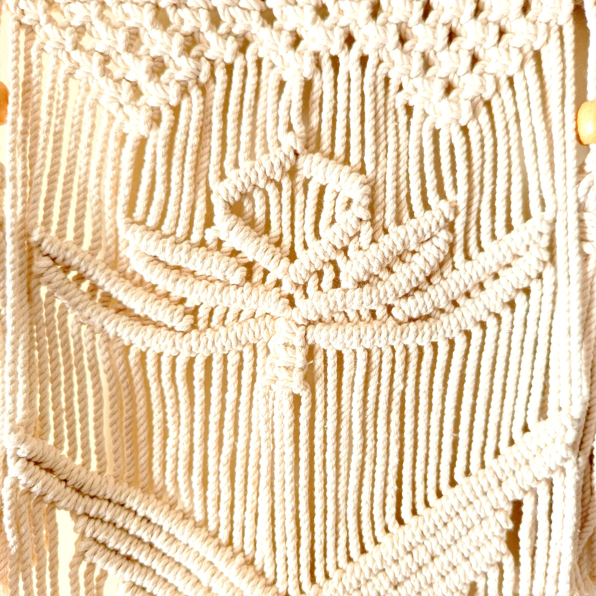 Handmade Lotus Macrame Wall Hanging | Boho-Chic Cotton Wall Decor