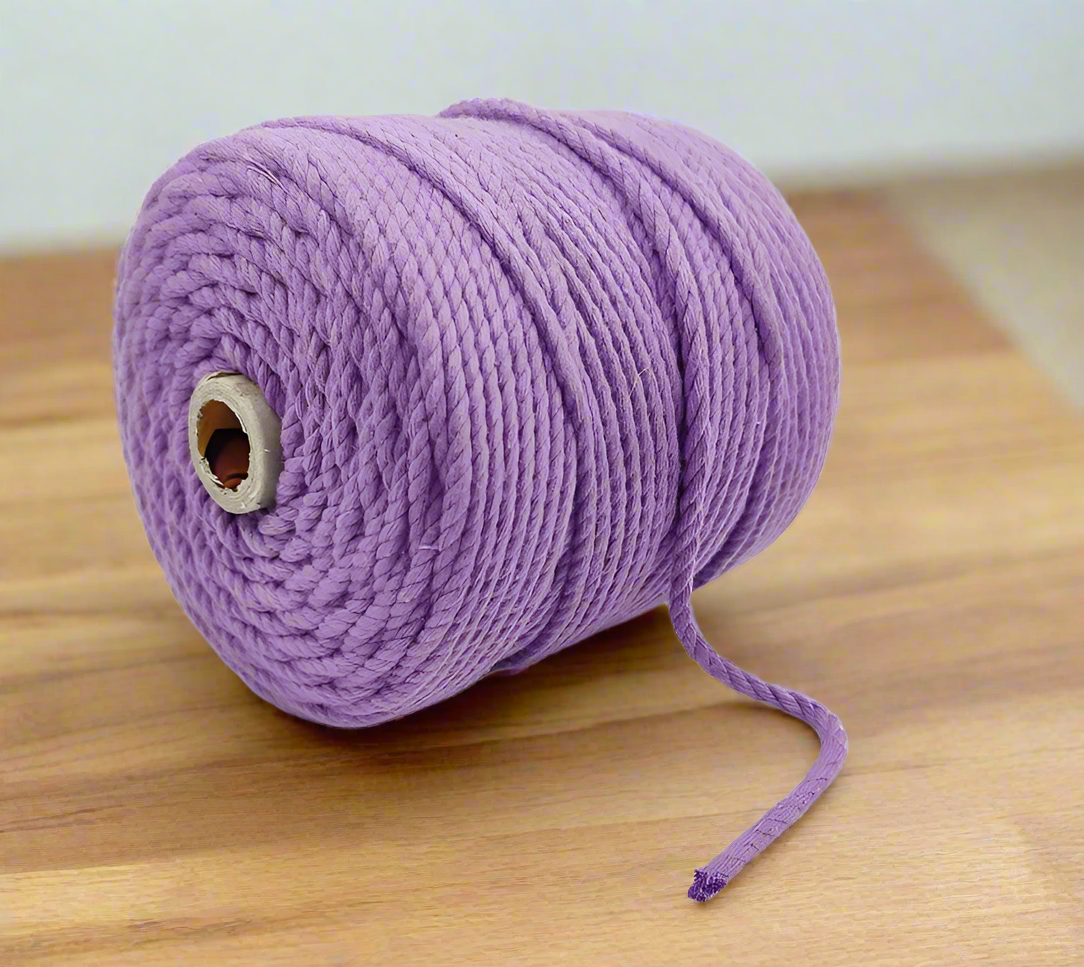 3mm Natural Cotton Macrame Cord | Macrame Dori for DIY Crafts, Wall Hangings, Plant Hangers & More