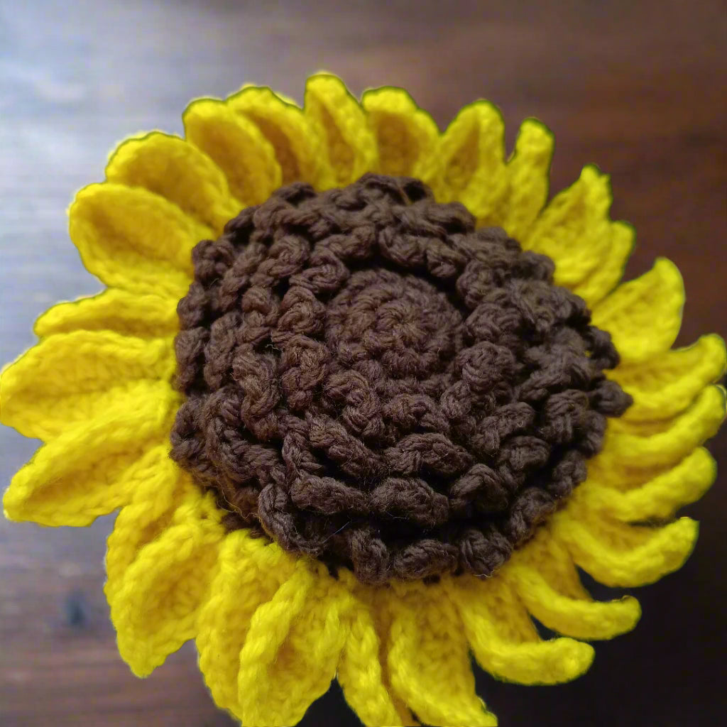 Lifelike Handcrafted Crochet Sunflower | Large Bouquet for Gifts, corporate gifts, Home Decor & Special Occasions