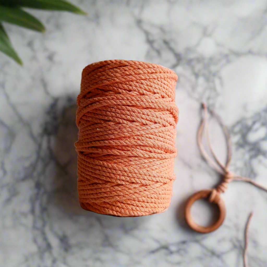 3mm Natural Cotton Macrame Cord | Macrame Dori for DIY Crafts, Wall Hangings, Plant Hangers & More