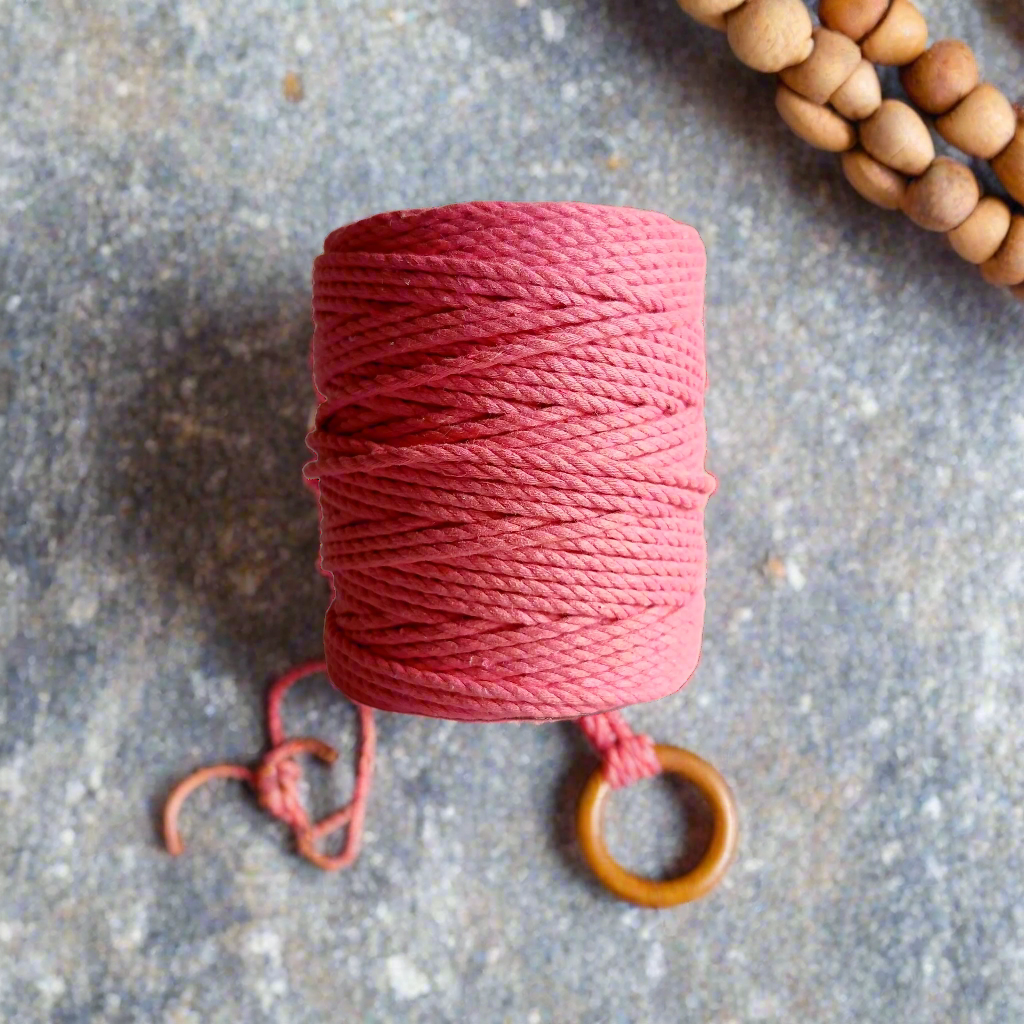 3mm Natural Cotton Macrame Cord | Macrame Dori for DIY Crafts, Wall Hangings, Plant Hangers & More