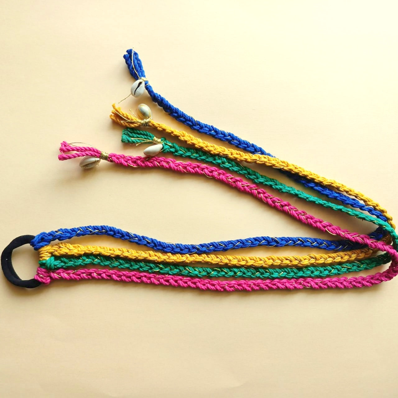 Avnyara Colorful Festive Hair Accessories 4 Braids Hair Band  (Multicolor)