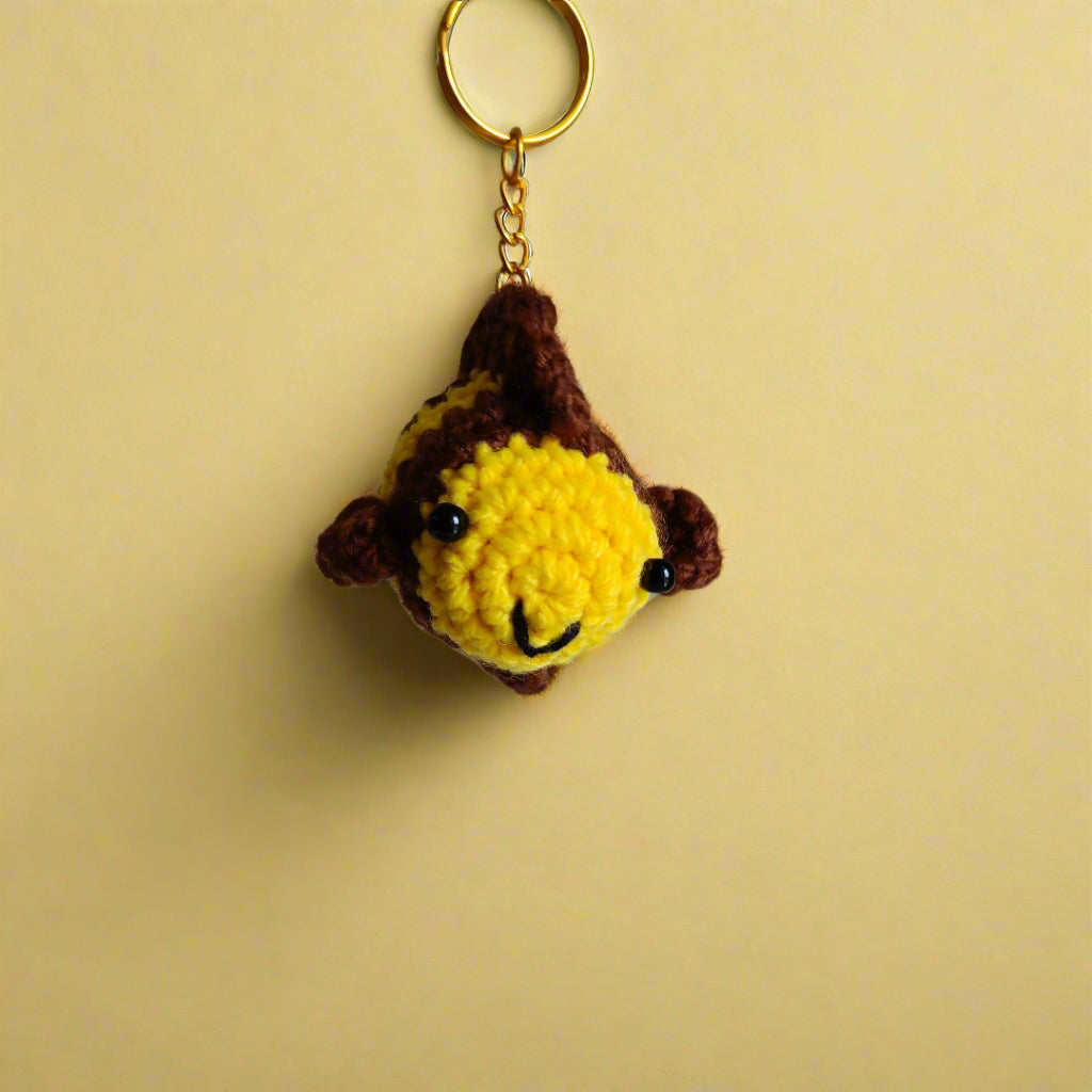 Handmade Crochet Keychains for Women, Girls, and Kids - Funky Designs Like Watermelon, Ice Cream & Strawberry | Cute, Small & Trendy Keychain Gifts