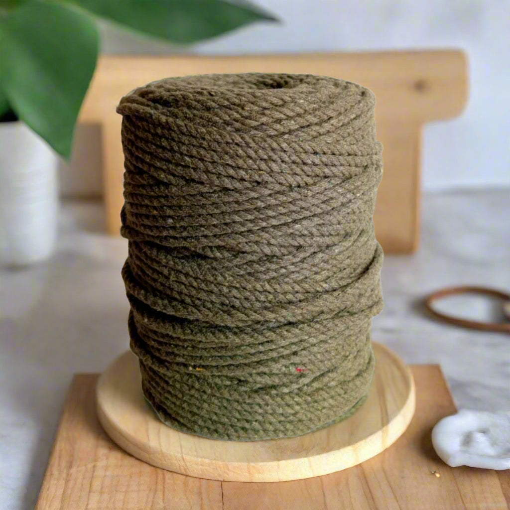 3mm Natural Cotton Macrame Cord | Macrame Dori for DIY Crafts, Wall Hangings, Plant Hangers & More