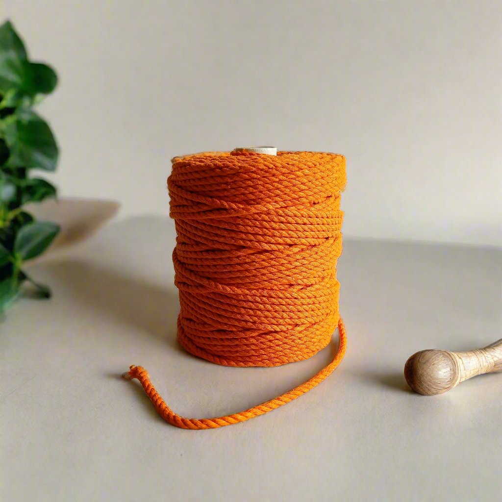 3mm Natural Cotton Macrame Cord | Macrame Dori for DIY Crafts, Wall Hangings, Plant Hangers & More