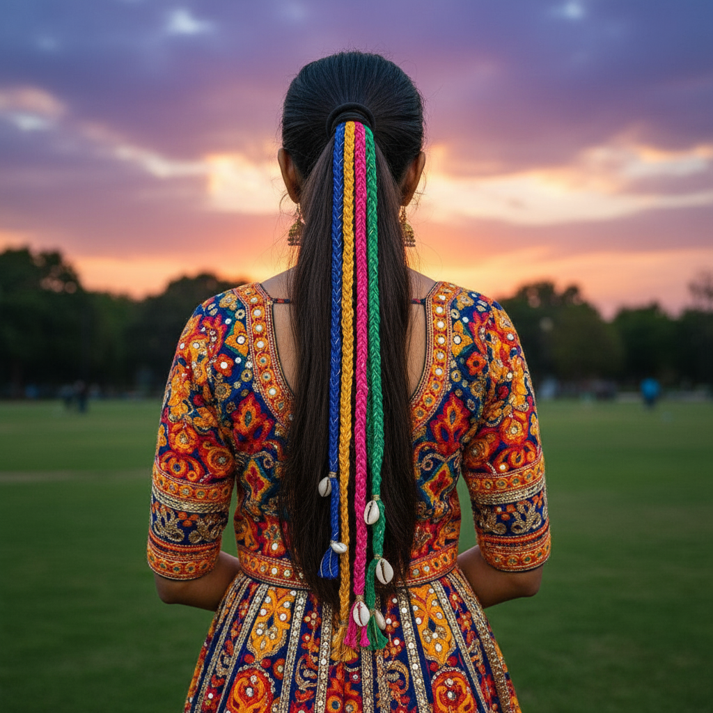 Avnyara Colorful Festive Hair Accessories 4 Braids Hair Band  (Multicolor)