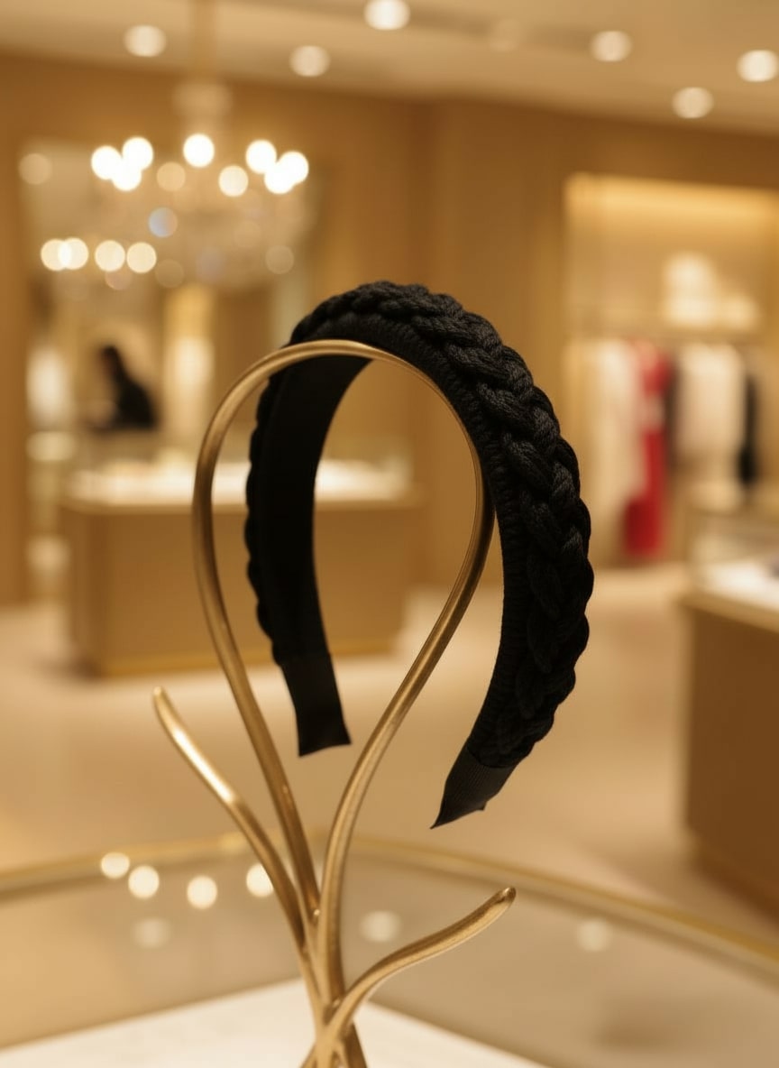 Macrame Braided Hairband for Girls & Teens | Handmade Cotton Headband | Hair Accessories for Women