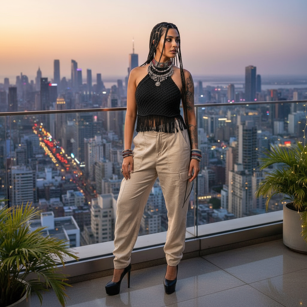 Tank Top For Women Black