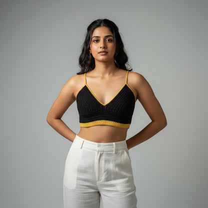 Avnyara Crochet Bralette Top for Women – Handcrafted in India, Sizes S-XL – Made to Order, Delivery 15–20 Days