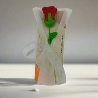 Decorative Red crochet rose for gifting