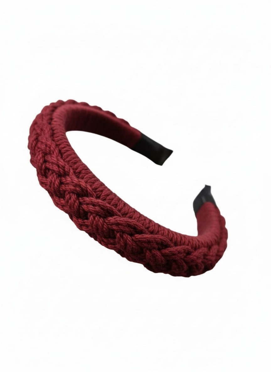 Macrame Braided Hairband for Girls & Teens | Handmade Cotton Headband | Hair Accessories for Women