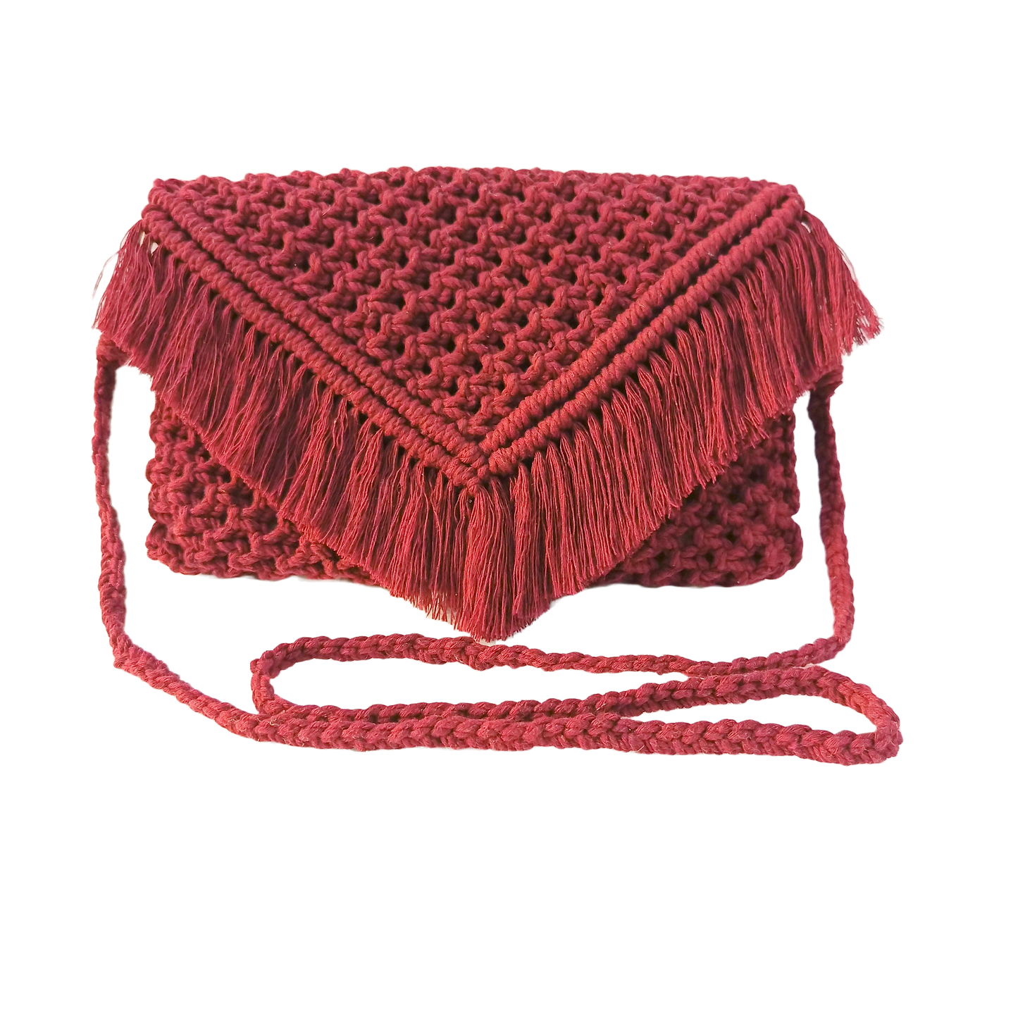 Boho Macrame Ladies Sling Bag | Handmade Crossbody Bag & Clutch