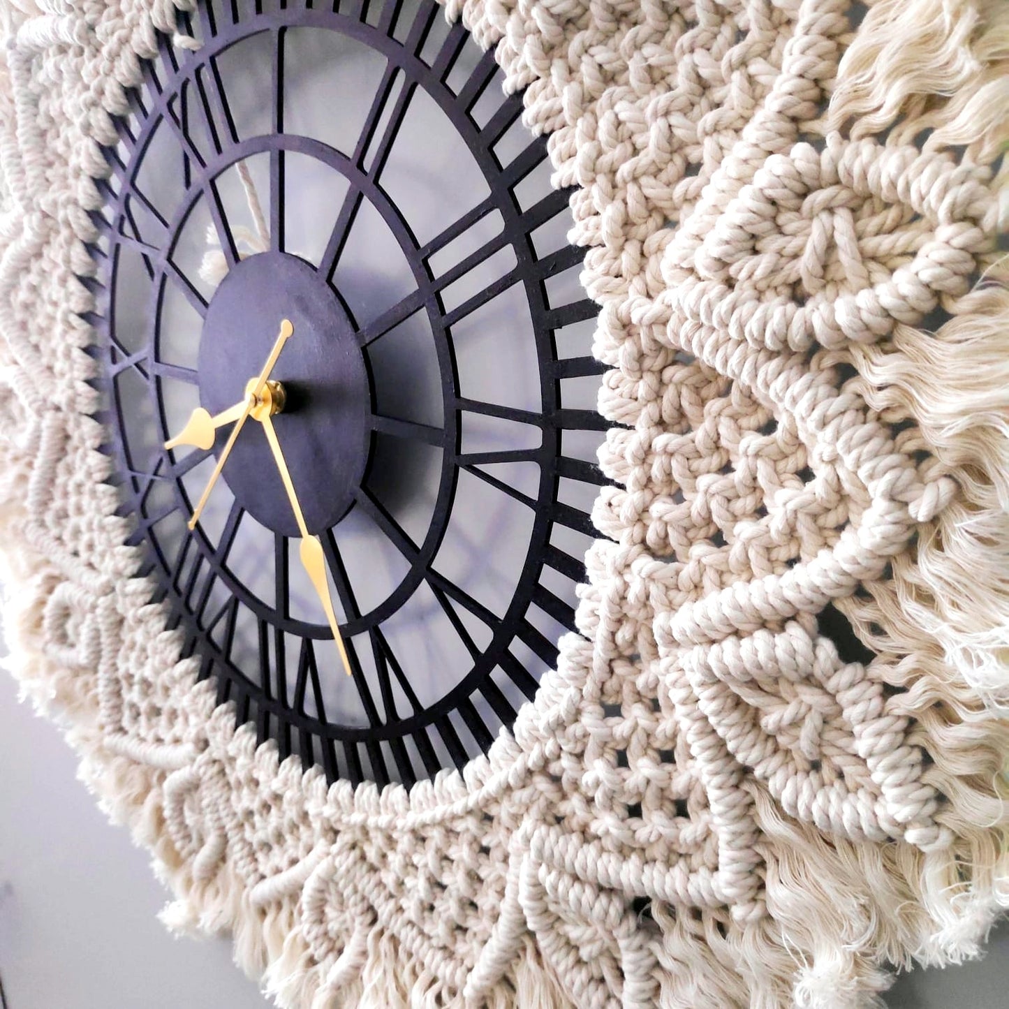 decorative handmade wall clock