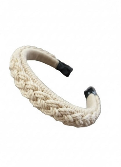 Macrame Braided Hairband for Girls & Teens | Handmade Cotton Headband | Hair Accessories for Women