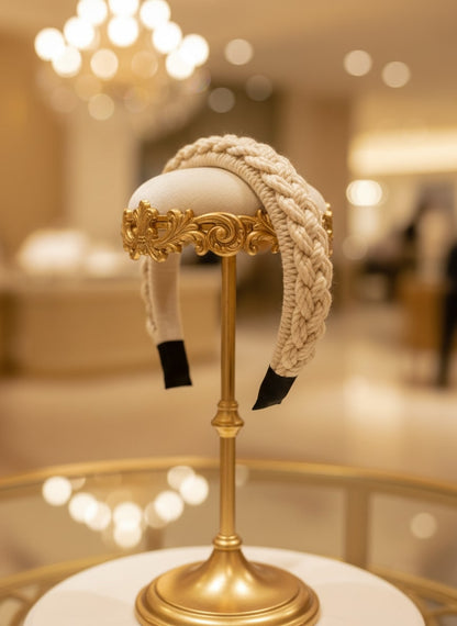 Macrame Braided Hairband for Girls & Teens | Handmade Cotton Headband | Hair Accessories for Women