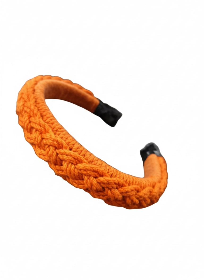 Macrame Braided Hairband for Girls & Teens | Handmade Cotton Headband | Hair Accessories for Women