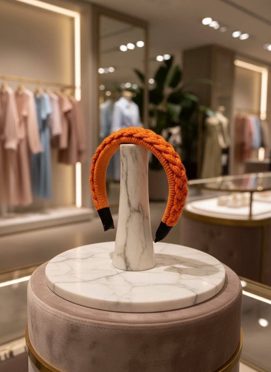 Macrame Braided Hairband for Girls & Teens | Handmade Cotton Headband | Hair Accessories for Women