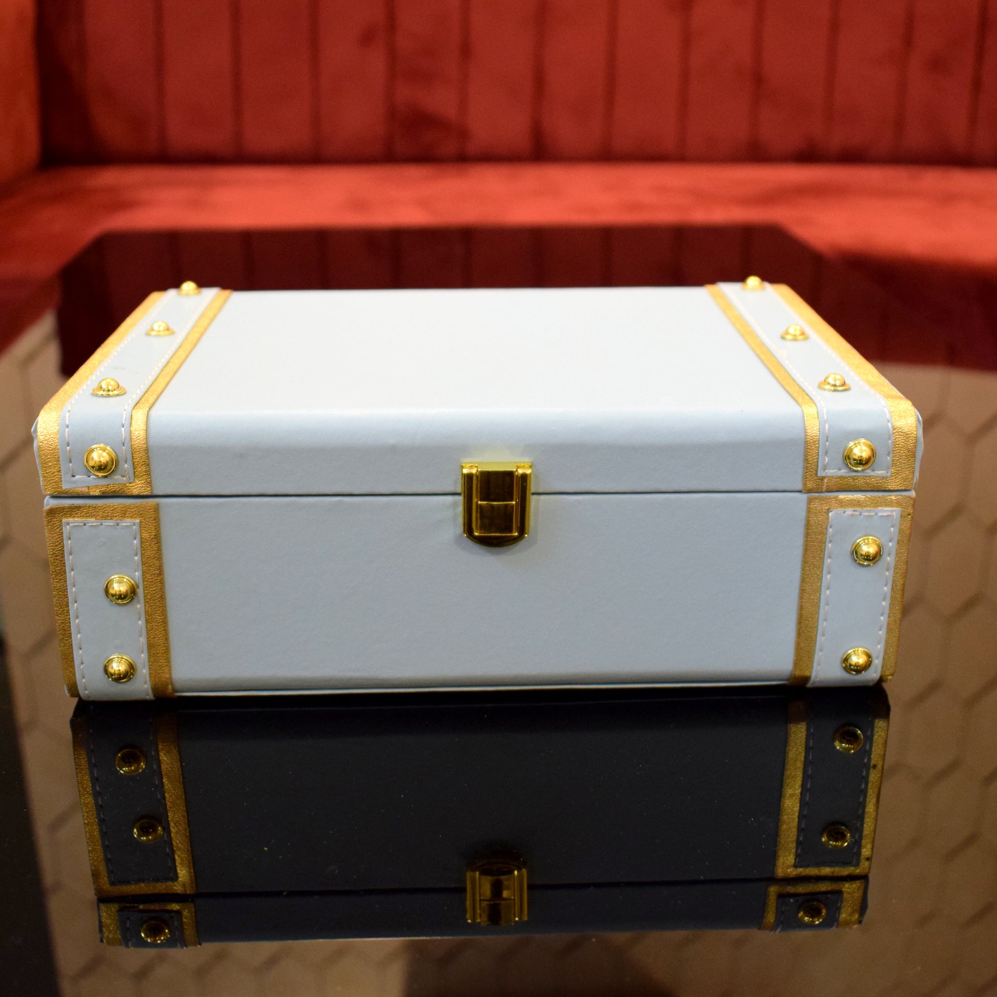 Handmade Small Trunk-Shaped Gift Box | Jewelry Organizer & Dressing Table Box