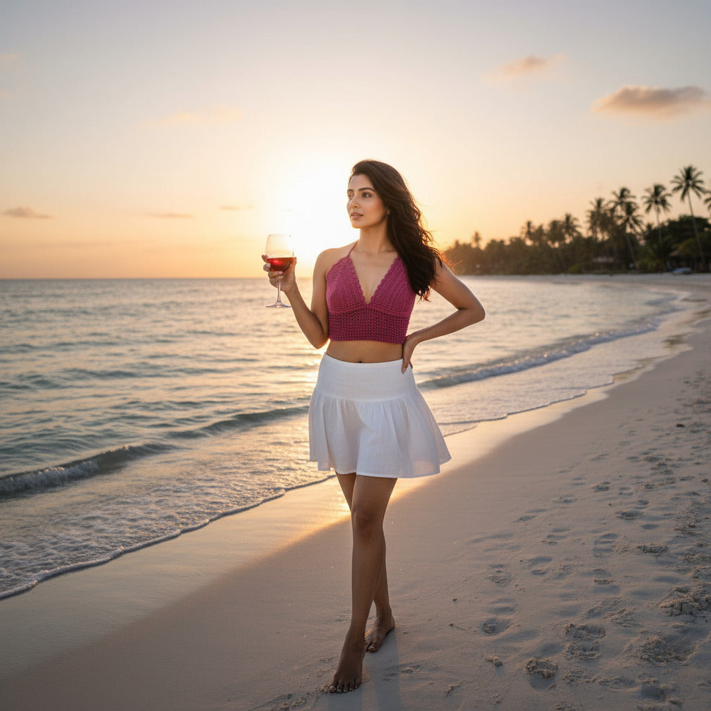 Avnyara Crochet Bralette Top for Women – Handcrafted in India, Sizes S-XL – Made to Order, Delivery 15–20 Days