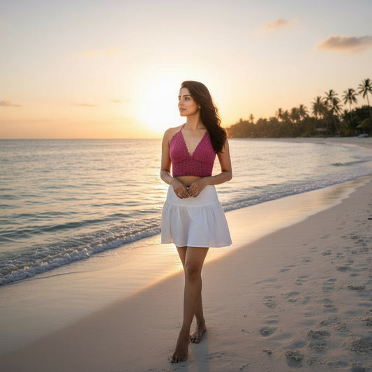 Avnyara Crochet Bralette Top for Women – Handcrafted in India, Sizes S-XL – Made to Order, Delivery 15–20 Days