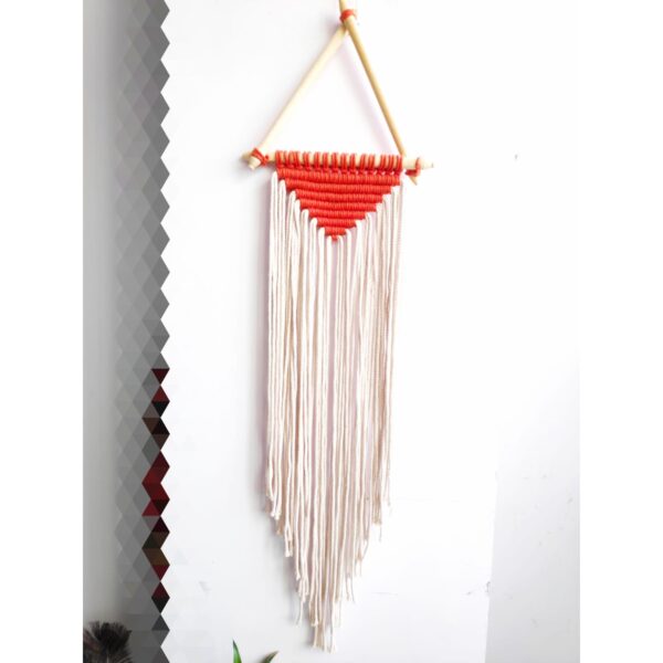 Triangle of shaolin macrame wall hanging decor