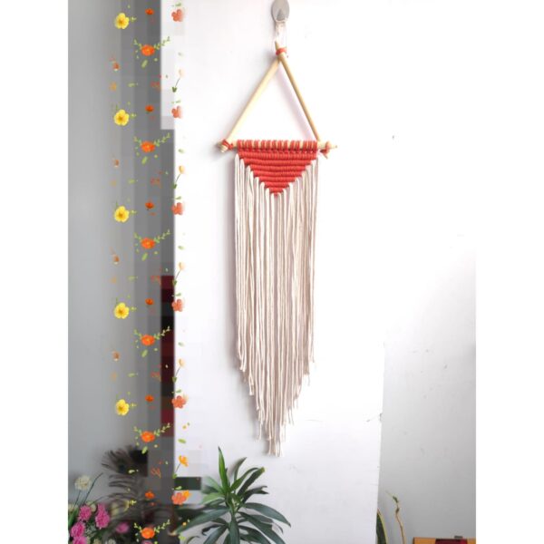 Triangle of shaolin macrame wall hanging decor