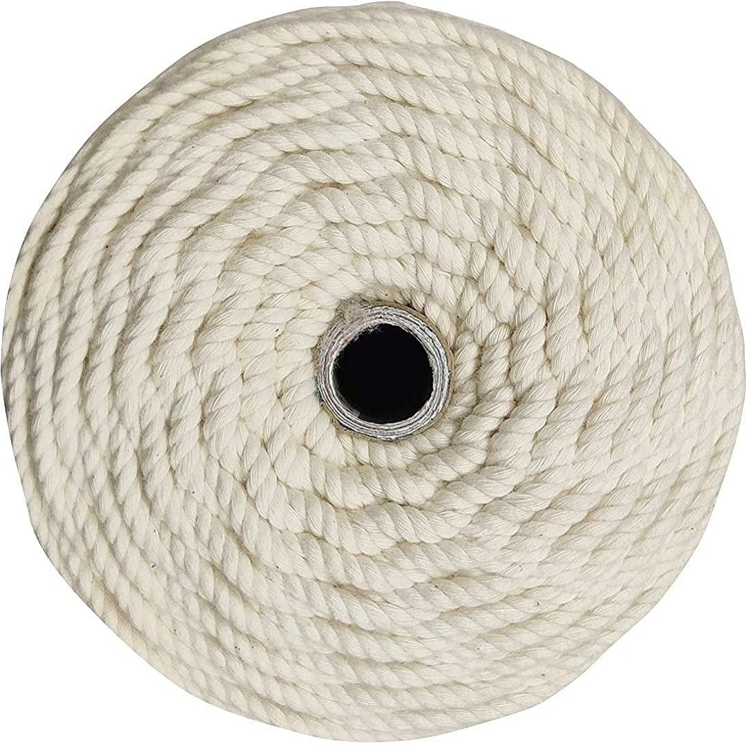 Twisted 3 Ply, 3 MM, Cotton Macrame Cord (Off-White) 100 Mtrs - Buy ladies  bag online, Handmade gifts online