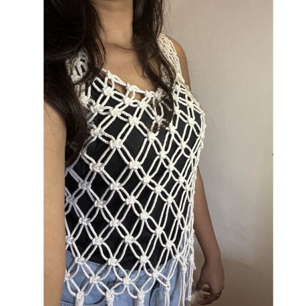 Ravishing Macrame Handknotted Top