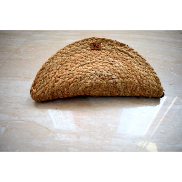 Handy Jute Brown Ladies Minimalistic Clutch Bag