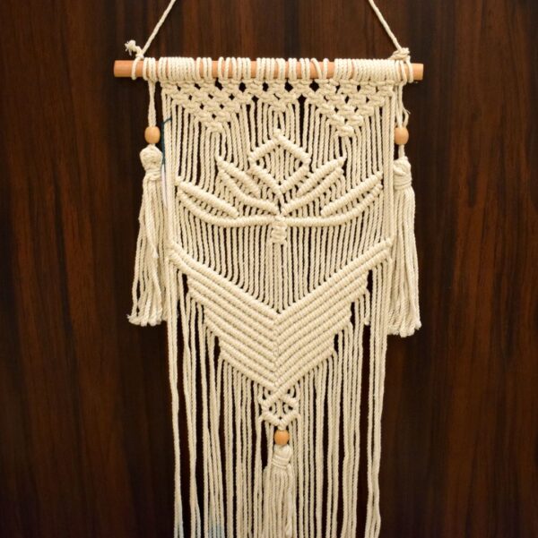 Lotus Bloom Macrame Wall Hanging