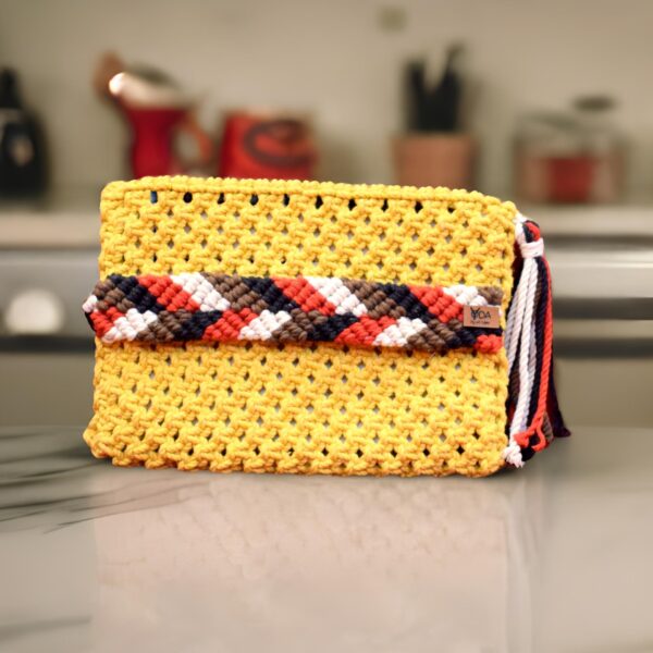 Mylah Handheld Ladies Clutch Bag (Mustard)