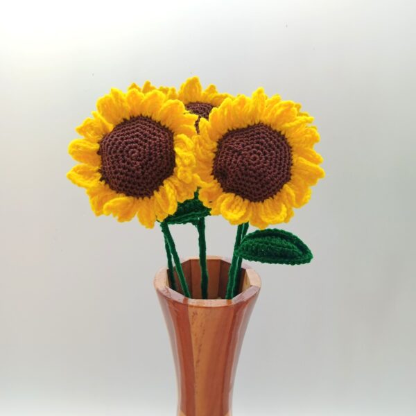 Enduring Crochet Sunflowers