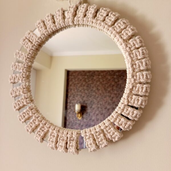 Exquisite Mandala Design Handmade Wall Mirror