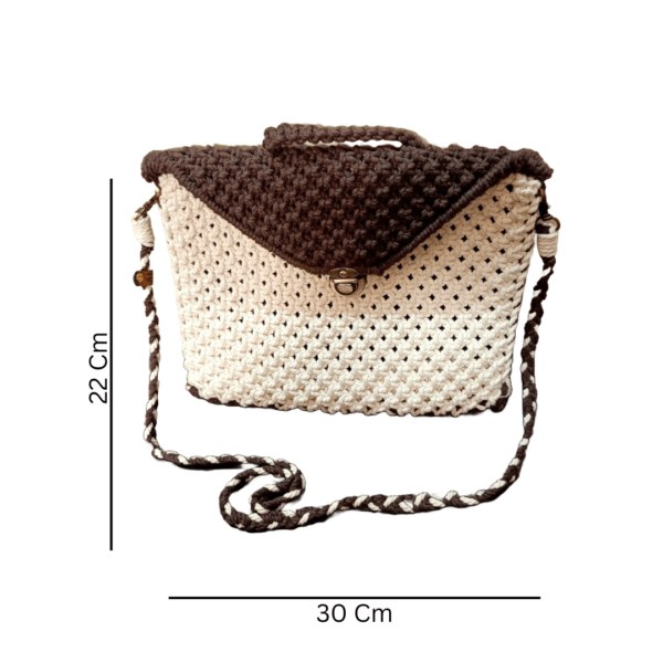 Macrame Laptop Messenger Bag