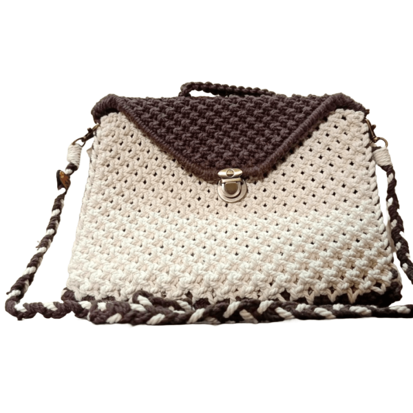 Macrame Laptop Messenger Bag